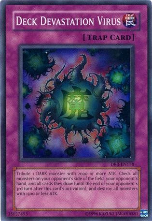 Deck Devastation Virus [DR3-EN178] Super Rare​ Near Mint Unlimited