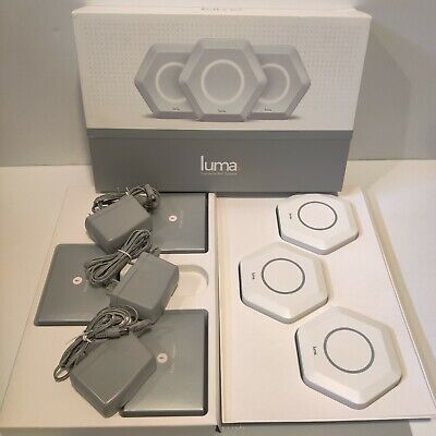 Luma Mesh Wi-Fi Wireless Whole Home Wi-Fi Router Surround Extender System 3-pack
