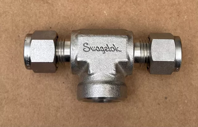 Swagelok  3/8" Stainless Steel Fitting Tee SS-600-3-6TTF    New