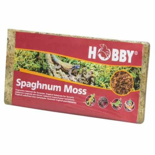 Hobby Sphagnum Moos 100gr. Ziegel ergibt 4,5Liter