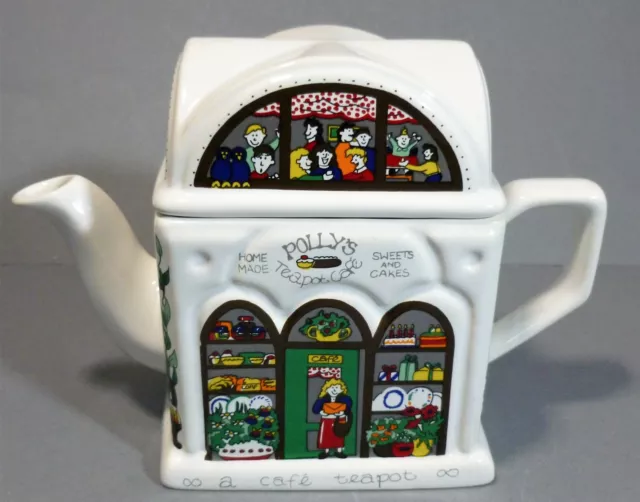 WADE ENGLISH LIFE TEAPOTS POLLY'S TEAPOT CAFE  Barry Smith Barbara Wootton 5"