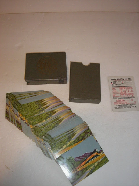 Vintage Southern Pacific Lines Railroad Playing Cards 3