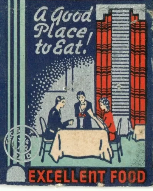 Lot (3) VTG 1940s Matchbook Covers Hotel Restaurant Quebec Montreal Saint John