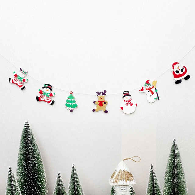Frohe Weihnachten-Banner Weihnachtsbaum-Anhänger Weihnachtsdeko