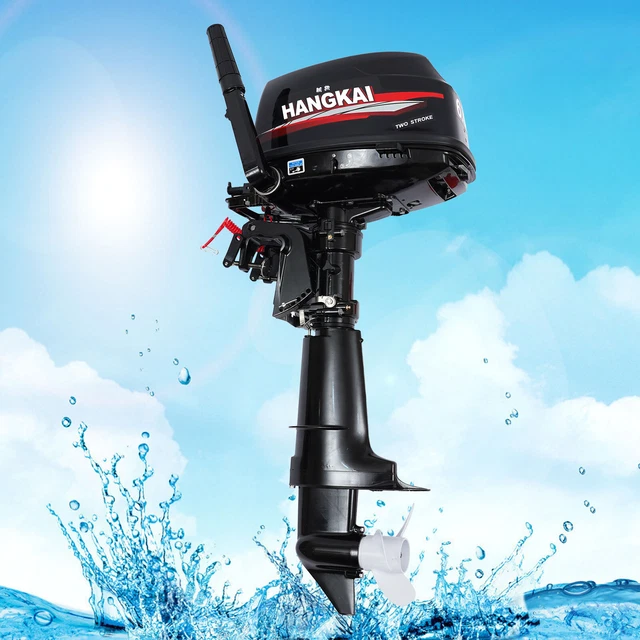 Moteur Hors-bord 63 CC 2 Temps – 6 CV, 2,4 KW, 9000 Tr/min, 3 Vitesses F-N-R, Refroidissement Air, Allumage TCI, Pour Bateaux Jusqu’à 21,26 Pouces