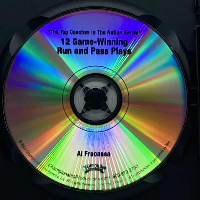 12 Game-Winning Run and Pass Plays DVD OOP 2007 Football Coaching Training 3