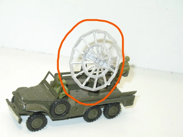 Camion Militaire FJ Pacific - France Jouet - Lance-missiles Gris Et Blanc