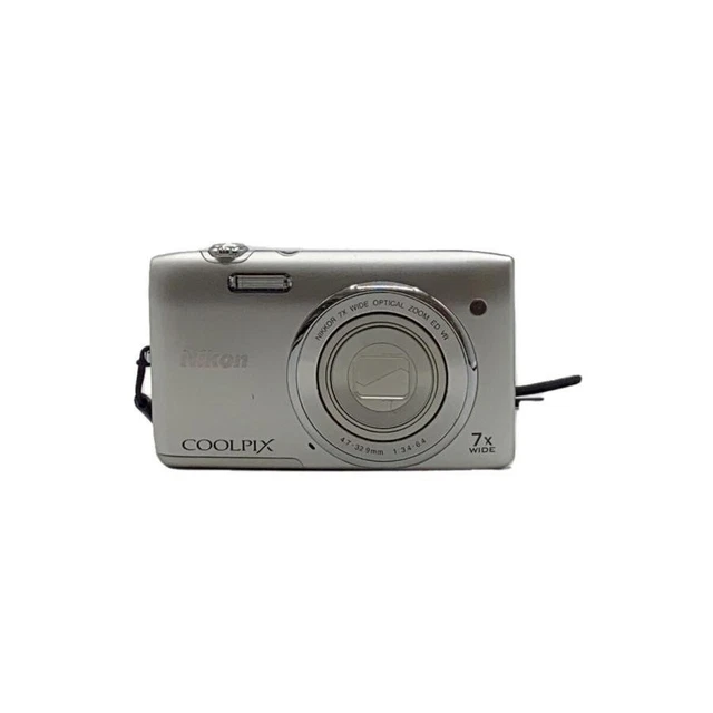 NIKON DIGITAL CAMERA COOLPIX S3500 [Crystal Silver]. $301.88