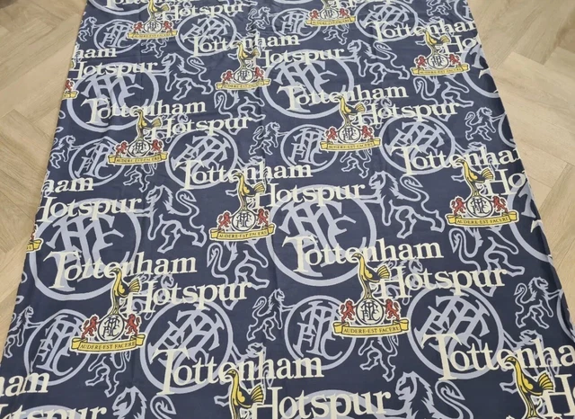 Tela de edredón individual vintage de los años 90 retro de fútbol americano Tottenham Hotspurs