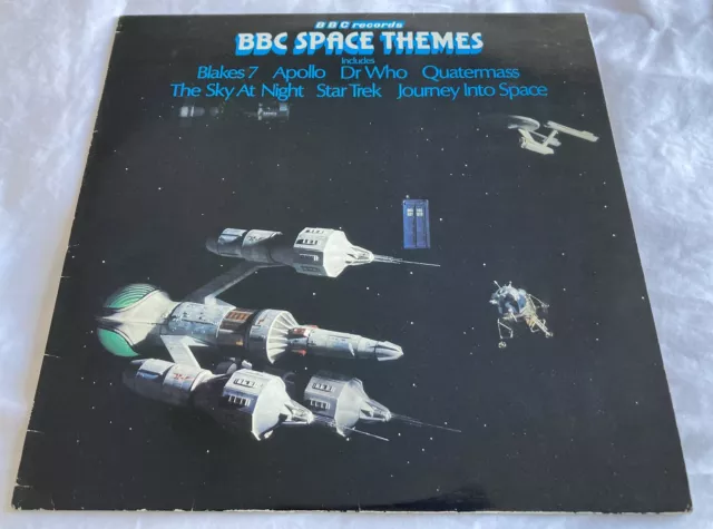 BBC SPACE THEMES Vinyl LP 1978 Dr Who, Blakes 7, Quatermass, Star Trek