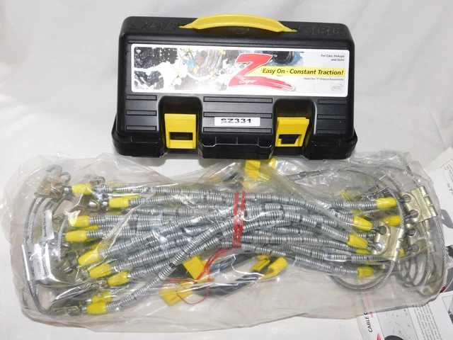 Super Z Diagonal Cable Tire Snow Chains, Stock # SZ331 - Never Used