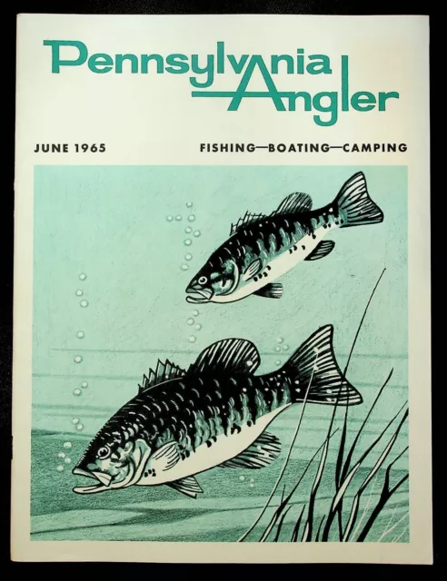 VINTAGE PENNSYLVANIA ANGLER Magazine February 1967 Fishing Camping