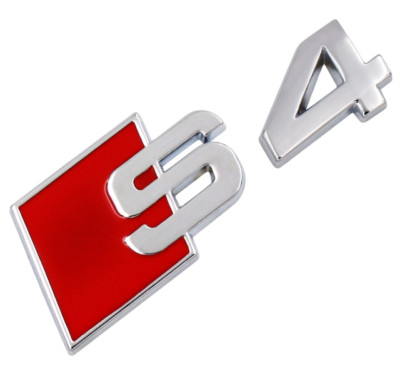 S3 Chrome badge emblème Audi3 Edition autocollant Hayon Arrière Logo Métal 