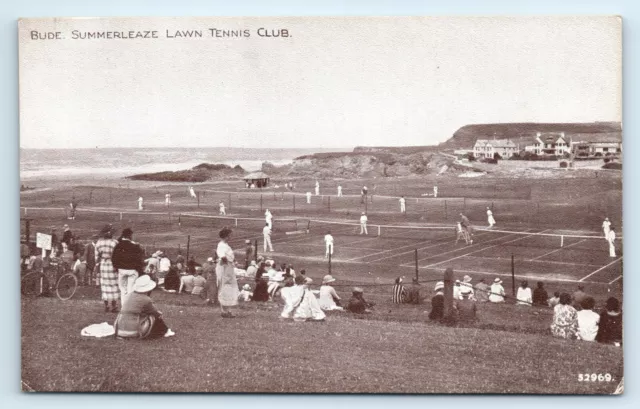 Postcard Bude Summerleaze Lawn Tennis Club