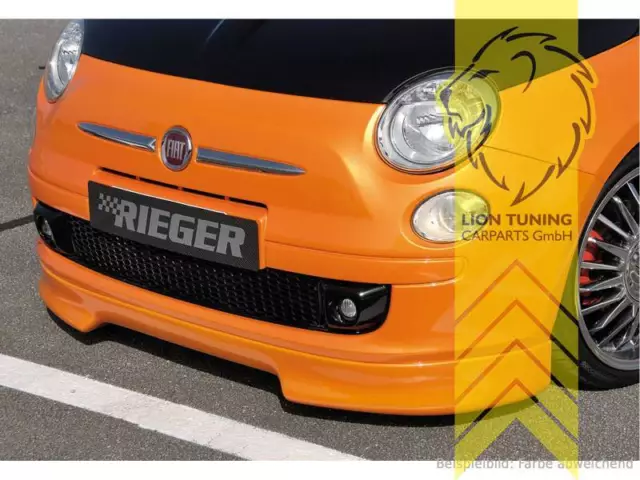 Rieger Frontspoiler Spoilerlippe Spoiler für Fiat 500 Typ 312