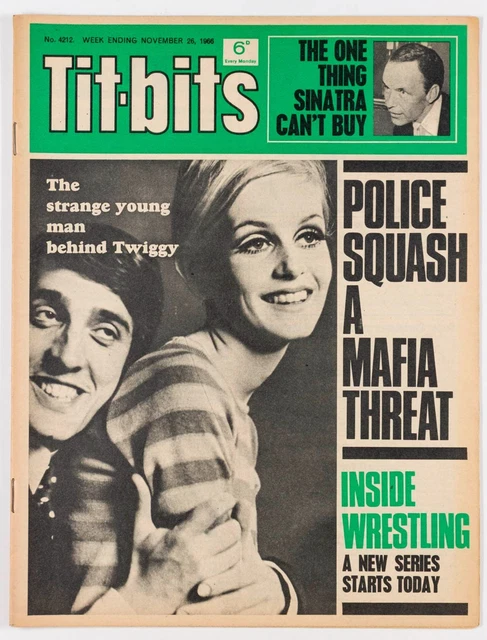 TWIGGY JUSTIN DE Villeneuve SHIRLEY ANNE FIELD Titbits November 26 1966 ...