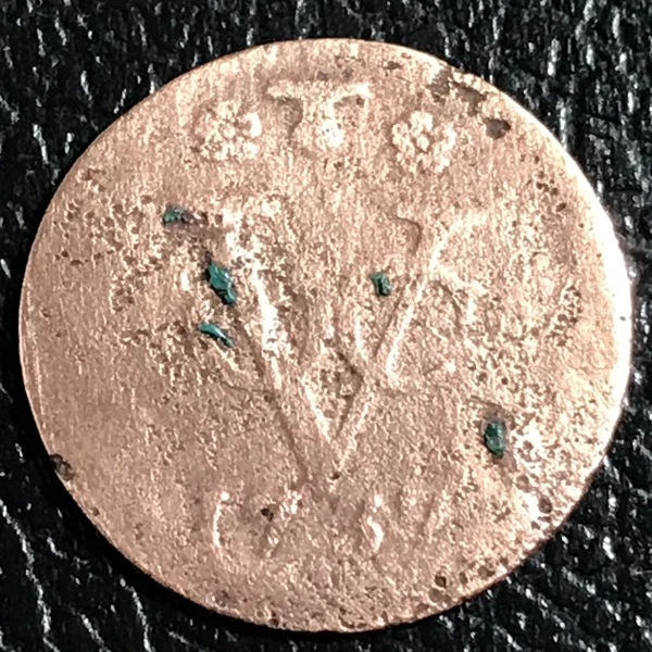 1737 Voc ***Duit*** Shipwreck Coin **B206