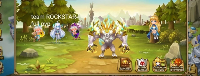 compte summoners war Light & Dark europe