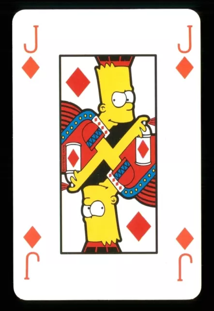 1 x Spielkarte Die Simpsons Bart - Jack of Diamonds S41