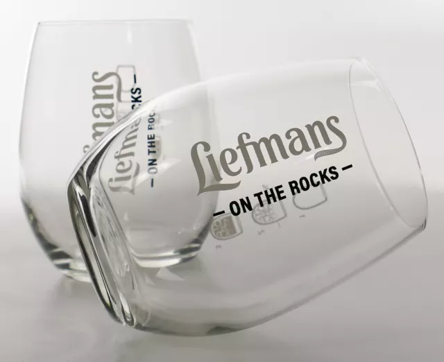 2 x Liefmans on the Rocks Glas Tumbler belgisches Bier Gläser 0962