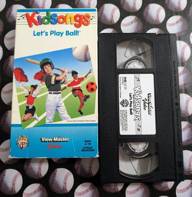 KIDSONGS LET’S Play Ball! VHS 1987 WB View Master Video