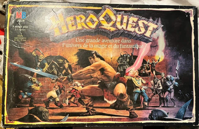 JEU RARE HERO QUEST Complet Boîte Qui À Un Peu Vécu Le Reste Au Top Voir Photo JEU RARE HERO QUEST Complet Boîte Qui À Un Peu Vécu Le Reste Au Top Voir Photo