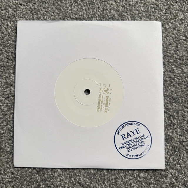 RAYE NIGHTINGALE LANE Vinyl 7” White Vinyl Single $15.21 - PicClick