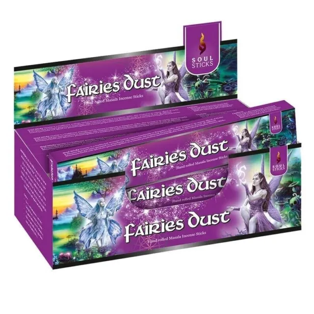 Fairies Dust Incense Soul Stick Natural Essence Aromatic -12 Packets