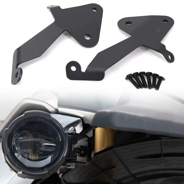 2X 22-31mm Motorcycle Fork Mount Bracket Holder Clamp Spot Fog Light Headlight - Foto 3