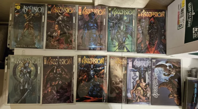 ASCENSION 0 1 2 3 4 5 6 7 8 9 10 Finch/Batt Image/Top Cow 1997 Comic Book Lot