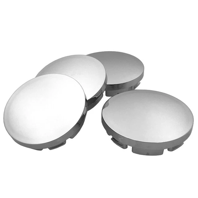 4Pcs ABS Chrome 56mm Car Wheel Tires Center Cap Hub Tyre Rim Hub Cap Cover Dust