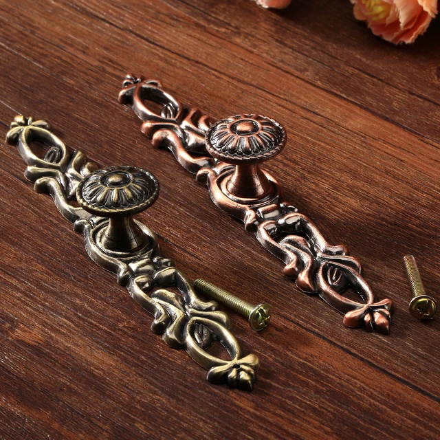 Retro Door Knobs Drawer Cabinet Wardrobe Cupboard Furniture Kitchen Pull Handle