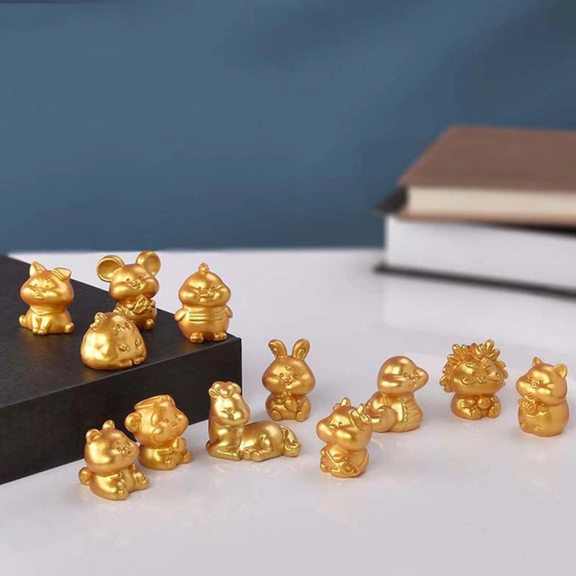 BONSAI ORNAMENT MICRO Landscape Miniature Taurus Animal Model Cow