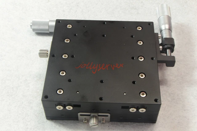 1PCS Neu Manuell Tisch Schneide Plateau 125 125mm Xy-Axis XY125-L 40mm