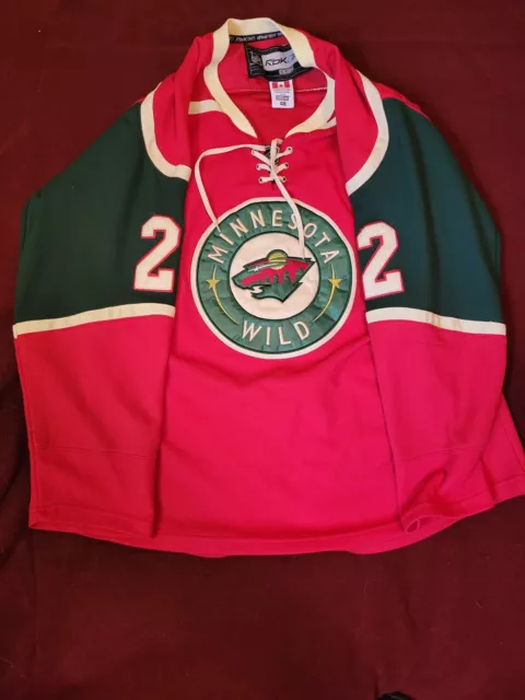 Manny Fernandez Minnesota Wild Reebok Premier Third Jersey NHL Replica:  0627826102796: Books 