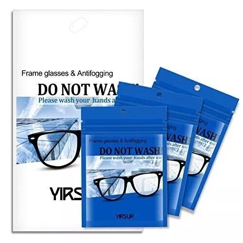 5Pcs Anti Fog Wipes For Glasses Reusable Suede Defogger Eyeglasses Goggles  Cloth