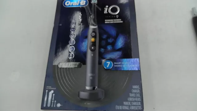 Oral-B iO Series 9 Electric Toothbrush W/ 1 Replacement Head Black Onyx