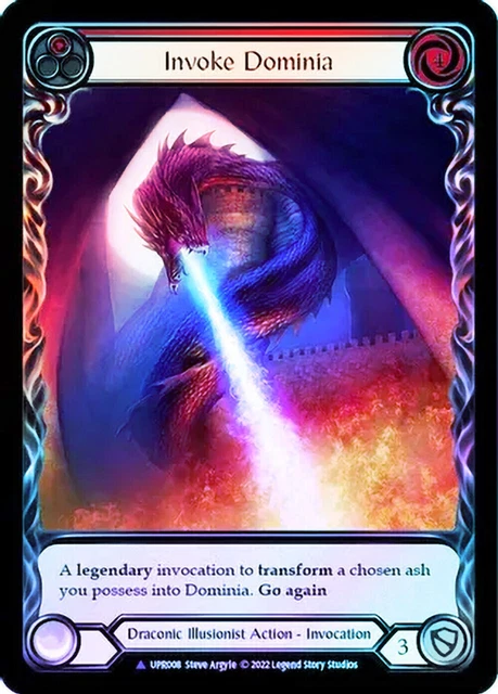 FAB COLD FOIL Invoke Dominia // Dominia (Marvel)  – Uprising Card # 008