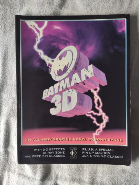 Batman 3D TPB VF (DC Titan UK 1990) 1st Print Graphic Novel, John Byrne