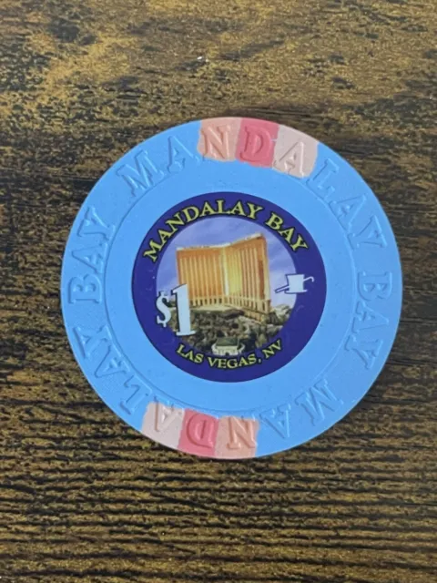 Mandalay Bay Las Vegas $1 Casino Chip (small Inlay)