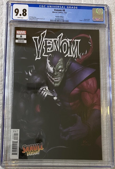 VENOM #8 CGC 9.8 (SKRULL VARIANT) (🔑 1ST APP. WARSTAR) Marvel