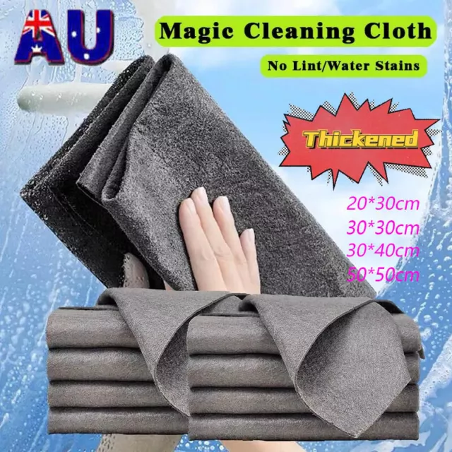 2pc Thickened Magic Cleaning Cloth- Streak Free Reusable Microfiber Cleaning Rag