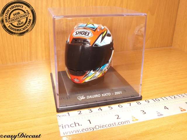 DAIJIRO KATO MOTO-GP Shoei Helmet 1/5 2001 Mint!!! EUR 25,00