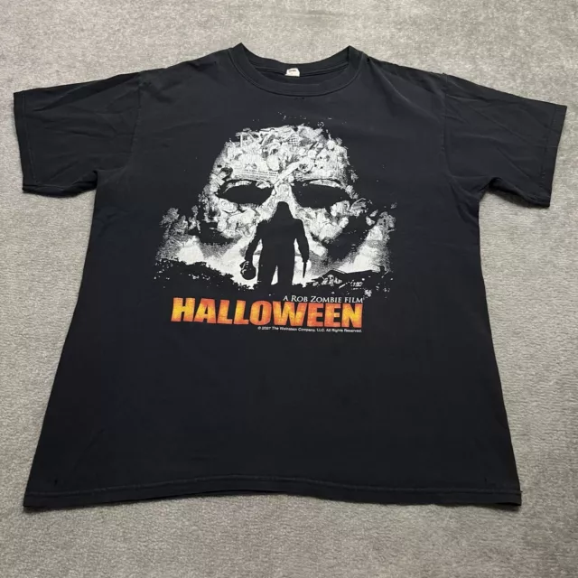 Halloween Movie Shirt Adult Large Rob Zombie Horror Promo Michael Myers Vintage