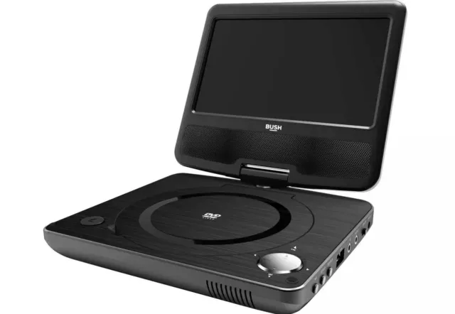 Bush 7 Inch Portable In - Car DVD Player - Black - with swivel screen