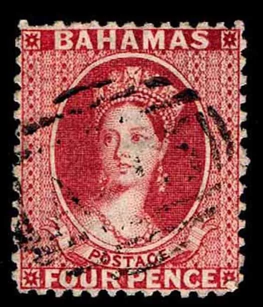 Bahamas Used #13 Early Definitive Issue Of 1862 - F/Vf - Cv$75.00 (Esp#2914)