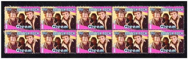 BUSTER CRABBE AS Tarzan, Film Star Strip Of 10 Mint Vignette Stamps 4