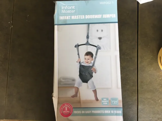 New! Infant Master Doorway Jumper, Durable Bumper Jumper w/ Adjustable Height