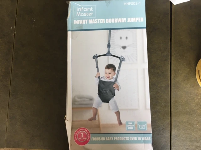 New! Infant Master Doorway Jumper, Durable Bumper Jumper w/ Adjustable Height