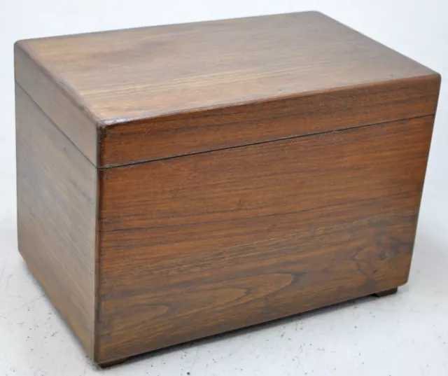 Vintage Madera Grande Joyería Caja de Almacenaje Original Antigua Hechos a Mano